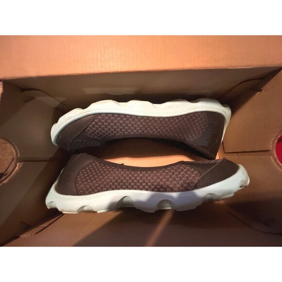 Pre-Loved Crocs Duet Busy Day Ballet Flats W Black & Blue Relaxed Fit - Picture 6 of 14